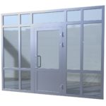 Усиленная алюминиевая дверь GFTD622